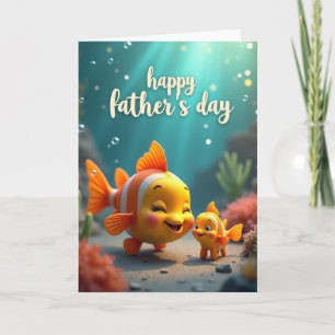 Sweet Fathers Day Seascape Card