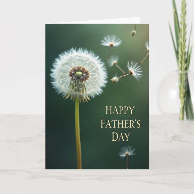 Sweet Fathers Day Seed Head Card (Front)