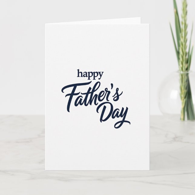 Sweet Fathers Day Serif Script Card (Front)