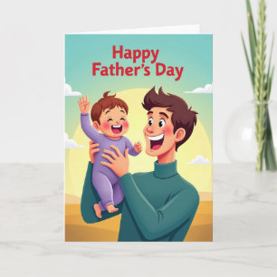 Sweet Fathers Day Smile Card