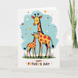 Sweet Fathers Day Spotty Card