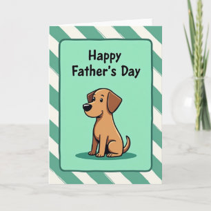 Sweet Fathers Day Stripe Card