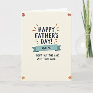 Sweet Fathers Day Sunburst Card
