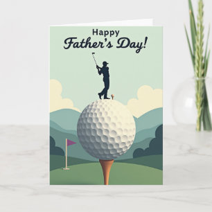Sweet Fathers Day Swing Art Card