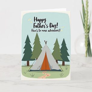 Sweet Fathers Day Tent Card