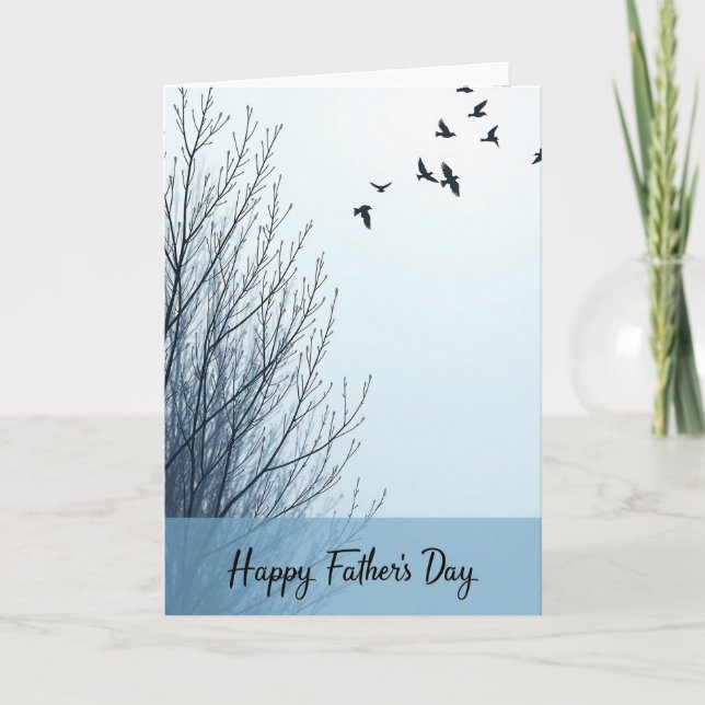 Sweet Fathers Day Tree Branch Card (Front)