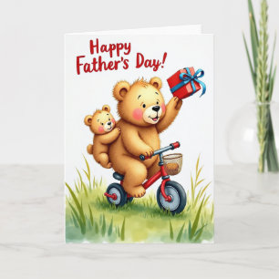 Sweet Fathers Day Tricycle Card