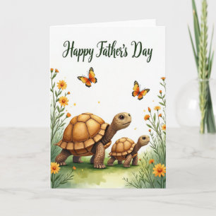 Sweet Fathers Day Turtle Card