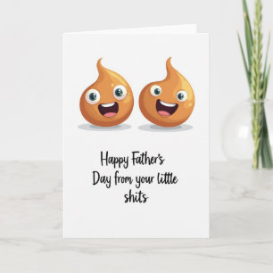 Sweet Fathers Day Twin Figure Card