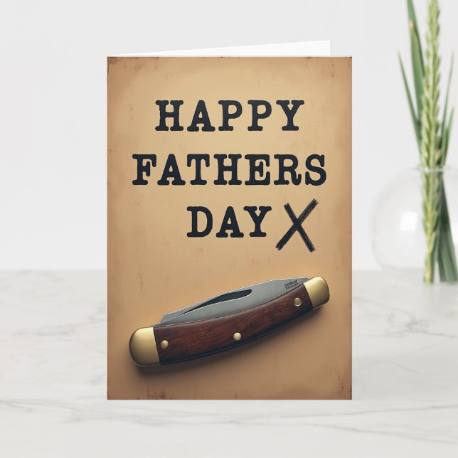 Sweet Fathers Day Utility Card (Front)