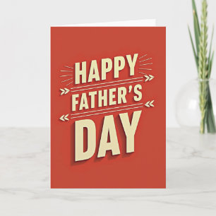 Sweet Fathers Day Vintage Art Card