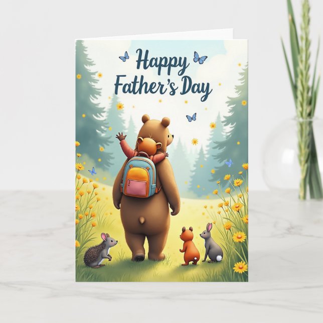 Sweet Fathers Day Walk Card (Front)