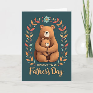 Sweet Fathers Day Wreath Card