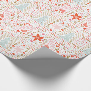 Sweet Festive Pretty Christmas Gift Wrapping Paper