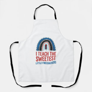 Sweet Firecracker Teacher Vintage Vector Shirt_1 Apron