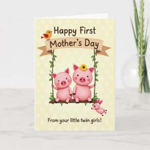 Sweet First Mothers Day Swing Card