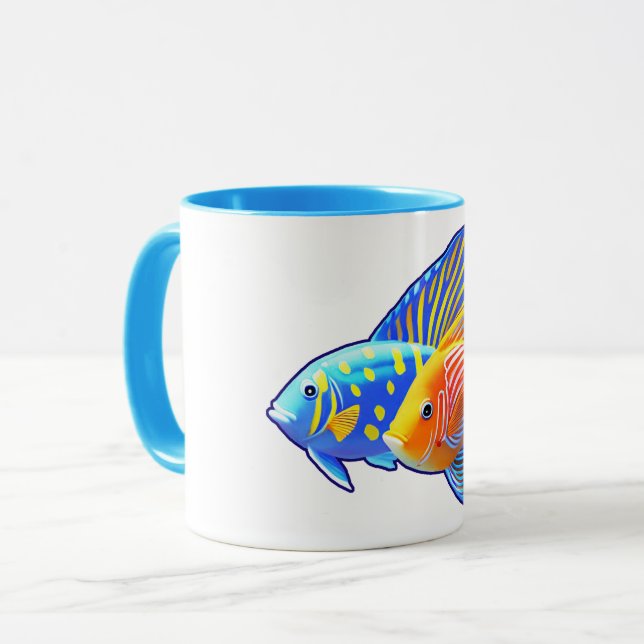 Sweet Fish Friends Mug (Front Left)