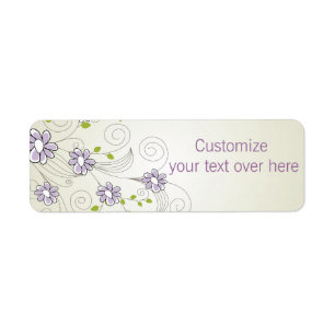 Sweet Floral Address Labels