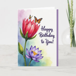 Sweet Floral Art Card