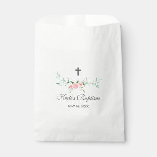 Sweet Floral Baptism Favour Bags