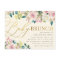 Sweet Floral Gold Script Baby Brunch