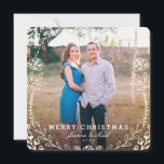 Sweet Floral Holiday Photo Card<br><div class="desc">Photography courtesy of Othello Silla: www.othellosilla.com</div>