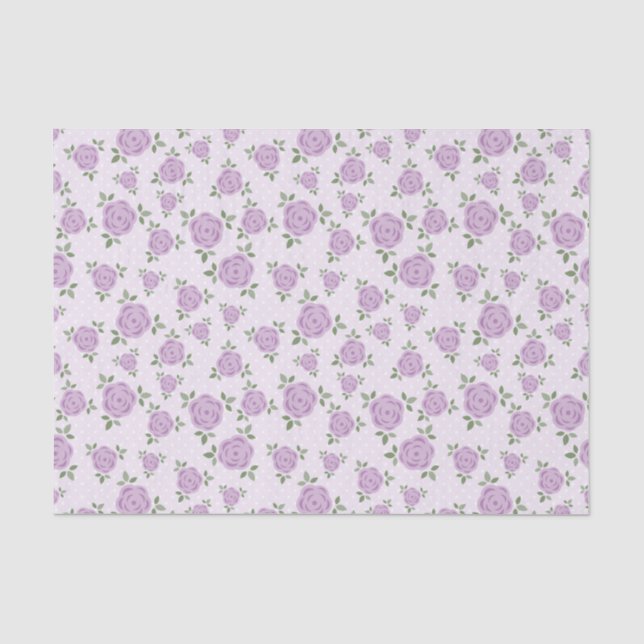 Sweet Floral Pattern Tissue Paper (Front)