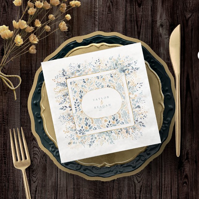 Sweet Floral Wedding Pattern ID1045 Napkin (Creator Uploaded)