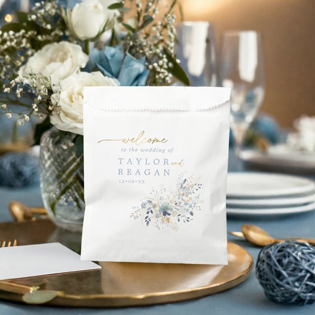 Sweet Floral Wedding Welcome ID1045 Favour Bag (Creator Uploaded)