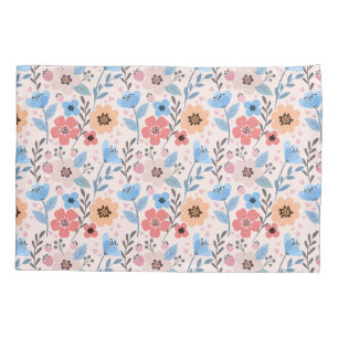 Sweet Flowers & Little Hearts Pillow Case