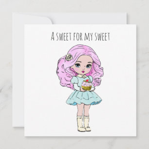 Sweet for my Sweet Valentines Card