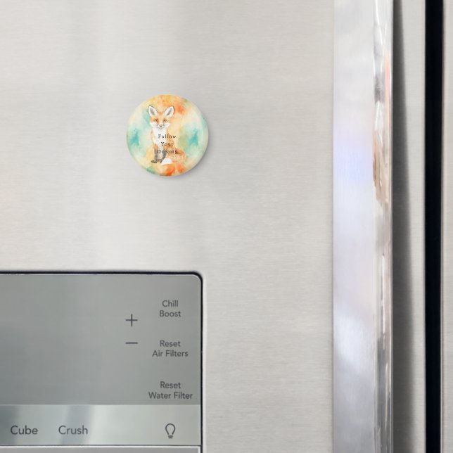 Sweet Fox Dreams Magnet (In Situ (Fridge))