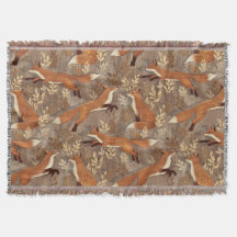 Sweet Fox Pattern in Fall Neutrals