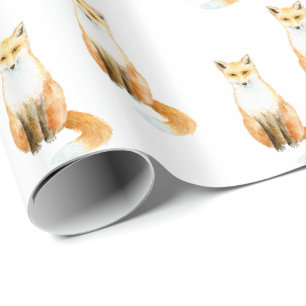 Sweet Fox Wrapping Paper