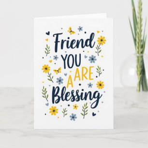 Sweet Friend Blessing Card