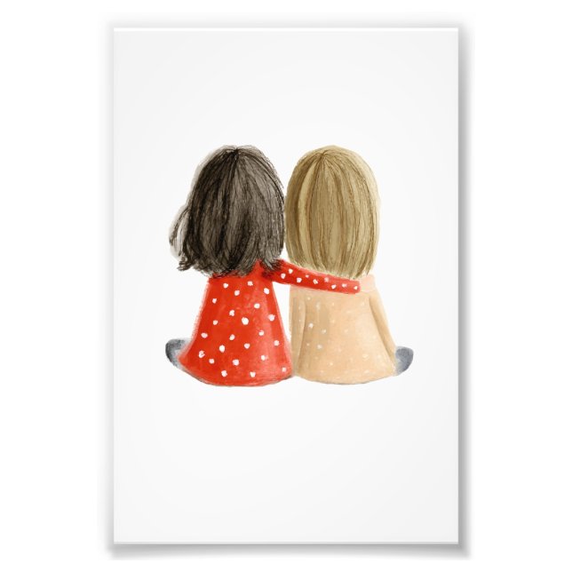 Sweet Friendship Mini Print Wall Art (Front)