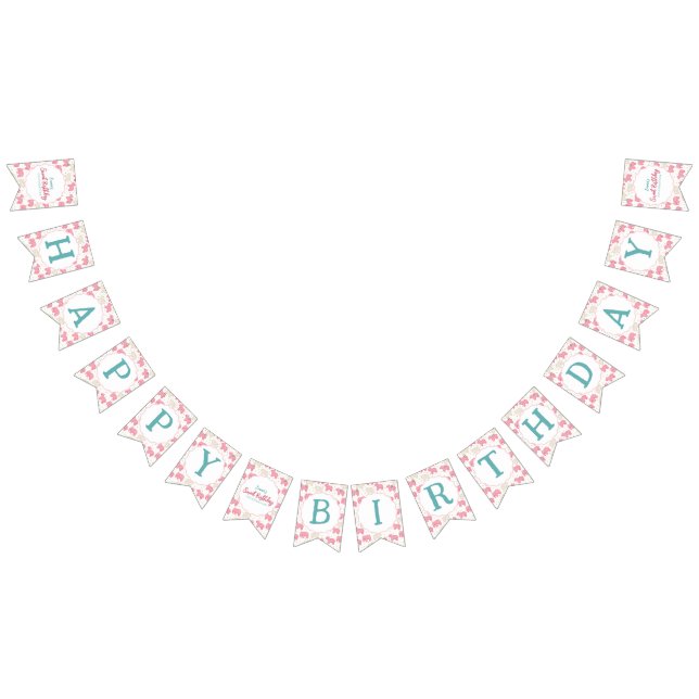 Sweet Frosted Animal Cookies Birthday Bunting (All)