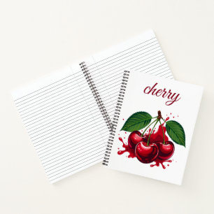 Sweet Fruit Aesthetic Spiral Notebook