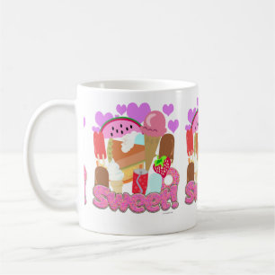 Sweet Fun Dessert Time Cute Food Cartoon Coffee Mug