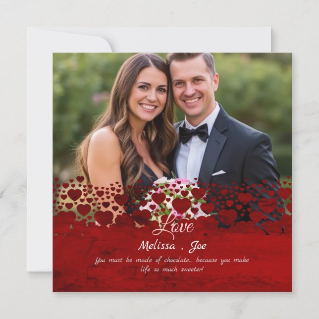 Sweet & Fun Personalised Photo Valentine’s Day Invitation (Front)