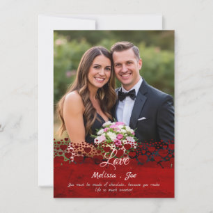 Sweet & Fun Personalised Photo Valentines Day Card