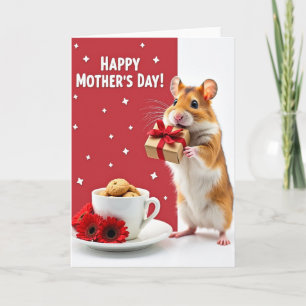 Sweet Furry Mothers Day Gift Card