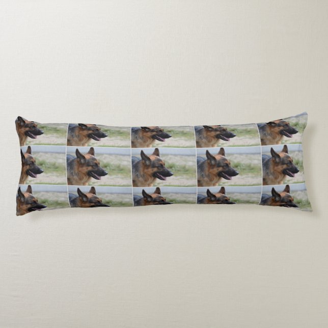 Sweet German Shepherd Dog Body Cushion (Back)