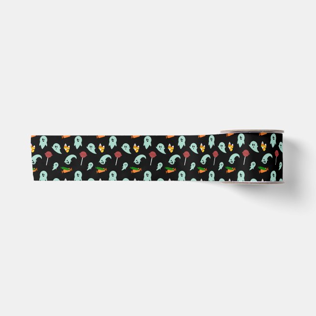 Sweet Ghost Ribbon Satin Ribbon (Front)