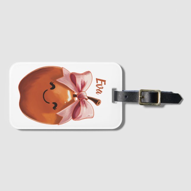 Sweet Gift Apple Luggage Tag (Front Horizontal)