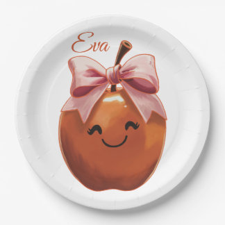 Sweet Gift Apple Paper Plate