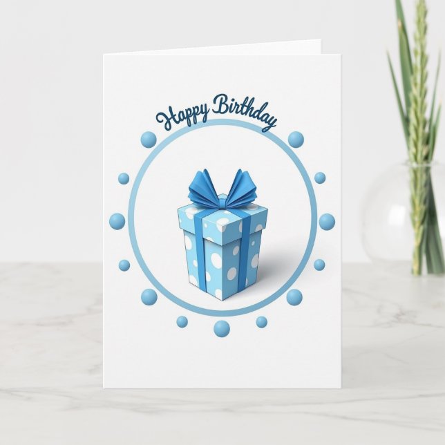 Sweet Gift Birthday Card (Front)