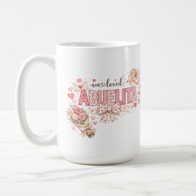Sweet gift valentine's Abuelita  Coffee Mug (Left)