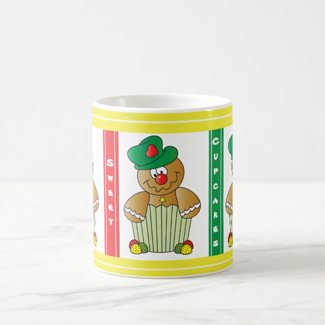 Sweet Gingerbread Cupcakes | Christmas Coffee Mug (Center)