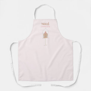 Sweet Gingerbread House Decorating Party Apron